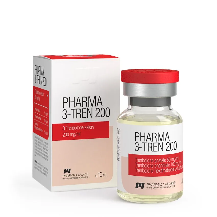 Pharma 3 Tren 10ml/200ml Trenbolone Acetate/Enanthate/Hexahydroben – Pharmacom